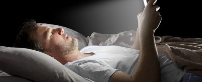 Blue light affecting sleep Maple Grove