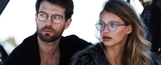Couple with eyeglasses Maple Grove Eye Doctors