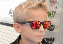 Boy with mirrored sunglasses Maple Grove Eye Doctors