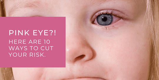 How to avoid pink eye . Maple Grove Eye Doctors at Pearle Vision